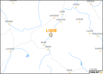 map of Liuhe