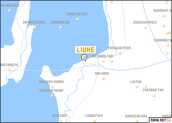 map of Liuhe