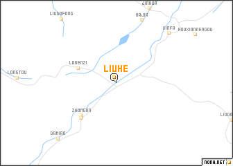 map of Liuhe