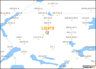 map of Liuhto