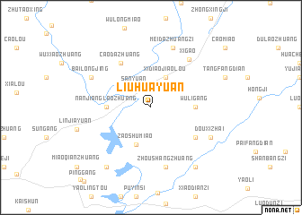 map of Liuhuayuan