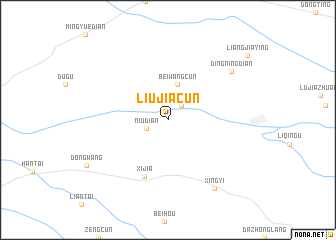 map of Liujiacun