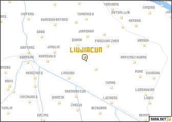 map of Liujiacun
