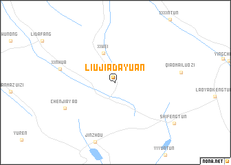 map of Liujiadayuan