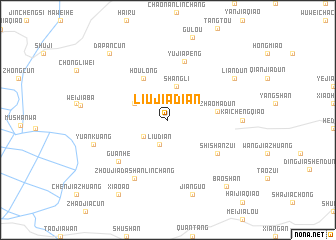 map of Liujiadian