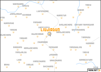 map of Liujiadun