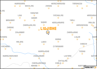 map of Liujiahe