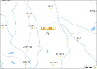 map of Liujiaji