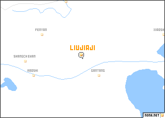 map of Liujiaji