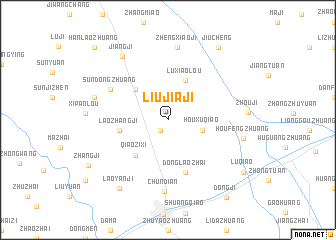 map of Liujiaji