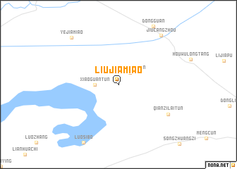 map of Liujiamiao