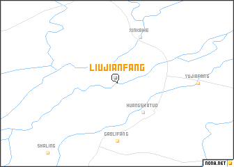 map of Liujianfang