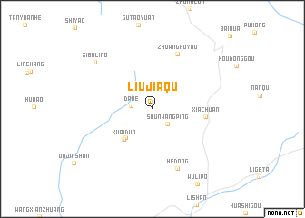 map of Liujiaqu