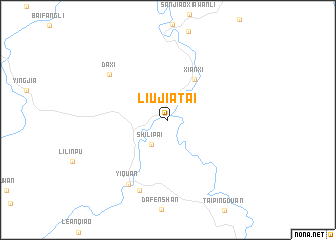 map of Liujiatai