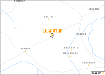 map of Liujiatun