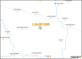 map of Liujiayuan