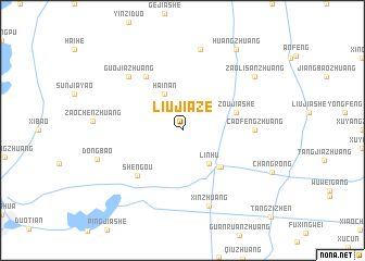 map of Liujiaze