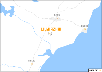 map of Liujiazhai