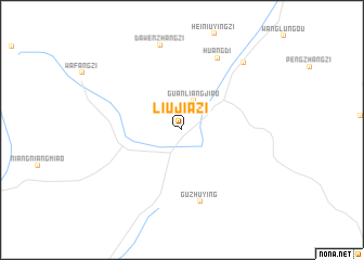 map of Liujiazi