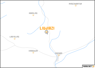 map of Liujiazi