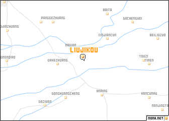 map of Liujikou