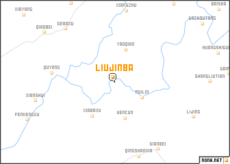 map of Liujinba