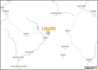 map of Liujing