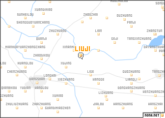 map of Liuji