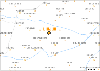 map of Liujun