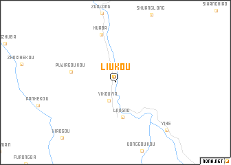 map of Liukou