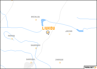 map of Liukou