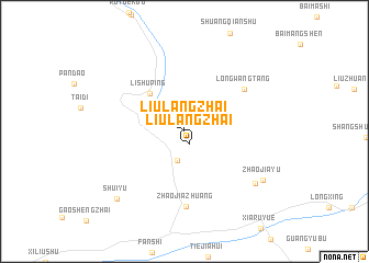 map of Liulangzhai