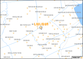 map of Liulidun