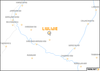 map of Liulijie
