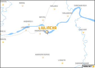 map of Liulincha