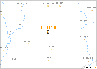 map of Liulinji