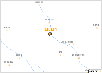map of Liulin