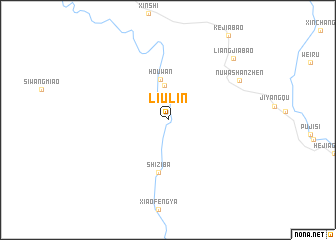 map of Liulin