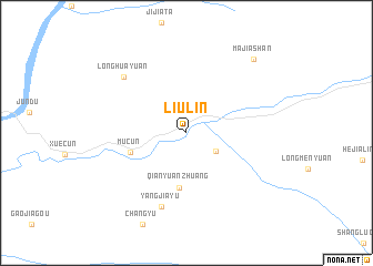 map of Liulin