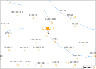 map of Liulin