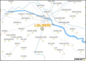 map of Liulipeng