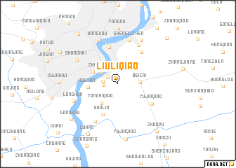 map of Liuliqiao