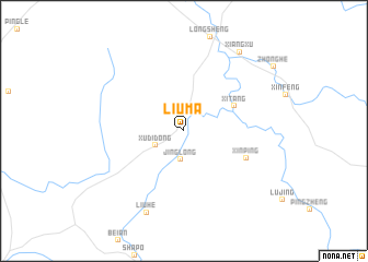 map of Liuma