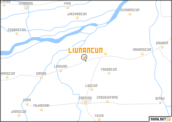 map of Liunancun