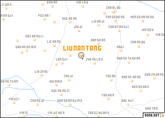 map of Liunantang