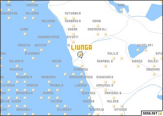 map of Liunga