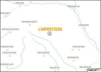 map of Liupaozigou