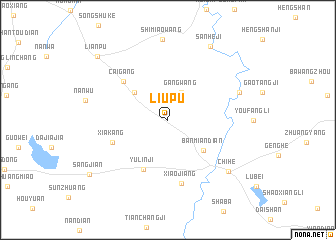 map of Liupu