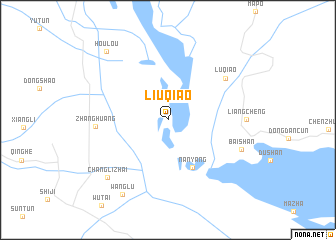 map of Liuqiao