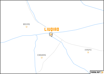 map of Liuqiao